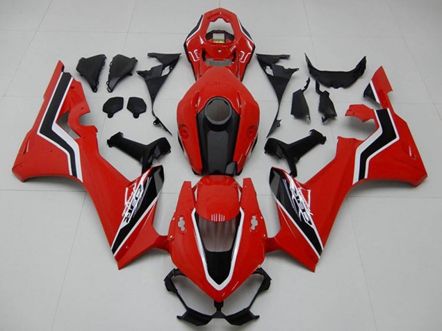 Carenagem Moto Honda CBR1000RR 2017-2023 - Vermelho Preto Branco