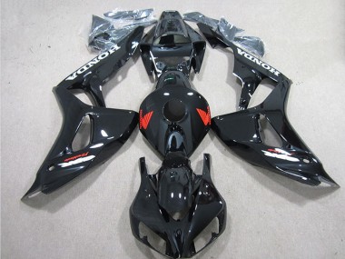 Carenagens Moto Honda CBR1000RR 2006-2007 - Preto Brilhante Vermelho