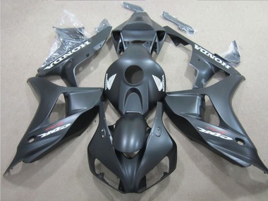 Carenagens Moto Honda CBR1000RR 2006-2007 - Preto Fosco Branco Decal