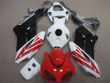 Kits Carenagem Moto Honda CBR1000RR 2004-2005 - Branco Vermelho Preto Brilhante