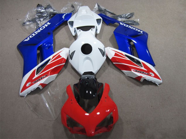 Carenagem Moto Honda CBR1000RR 2004-2005 - Branco Vermelho Azul