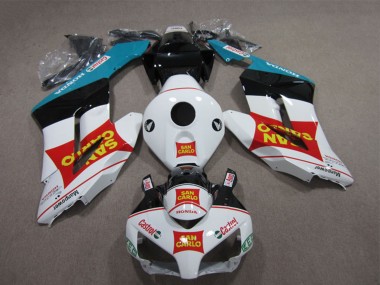 Carenagens Moto Honda CBR1000RR 2004-2005 - Branco Vermelho Azul Preto Brilhante Amarelo San Carlo Castrol