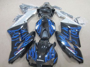 Carenagens Moto Honda CBR1000RR 2004-2005 - Preto Brilhante Azul Chama