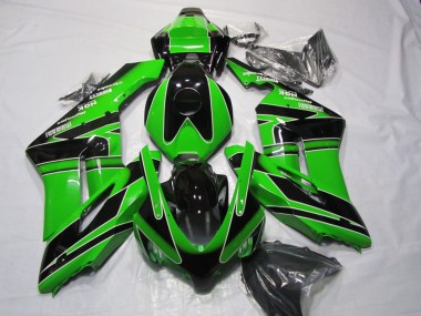 Carenagem Moto Honda CBR1000RR 2004-2005 - Verde Preto Brilhante