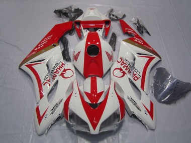Carenagens Moto Honda CBR1000RR 2004-2005 - Branco Vermelho Pramac