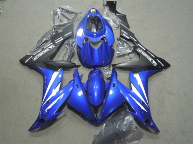 Carenagens Moto Honda CBR1000RR 2004-2005 - Azul Branco Preto Fosco