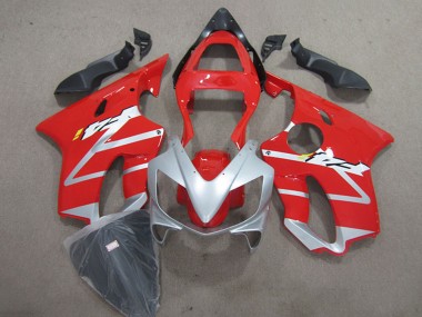 Carenagem Moto Honda CBR600 F4i 2001-2003 - Prata Vermelho