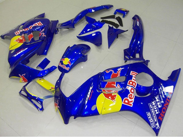 Carenagens Moto Honda CBR600 F3 1995-1996 - Azul Amarelo Red Bull