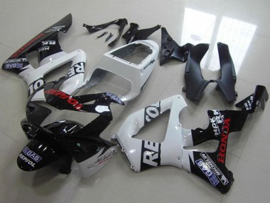 Carenagens Moto Honda CBR900RR 929 2000-2001 - Branco Preto Brilhante Vermelho Repsol
