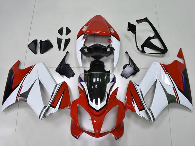 Carenagens Moto Honda VFR 800 2002-2013 - Branco Vermelho Preto Brilhante