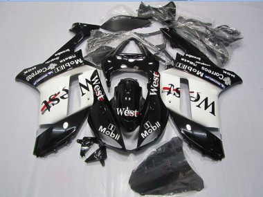 Carenagens Moto Kawasaki ZX6R 2007-2008 - Preto West Mobil