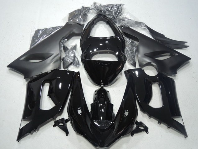 Carenagens Moto Kawasaki ZX6R 2005-2006 - Preto Brilhante Preto Fosco