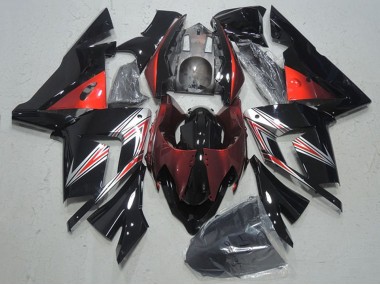 Carenagens Moto Kawasaki ZX10R 2004-2005 - Preto Vermelho