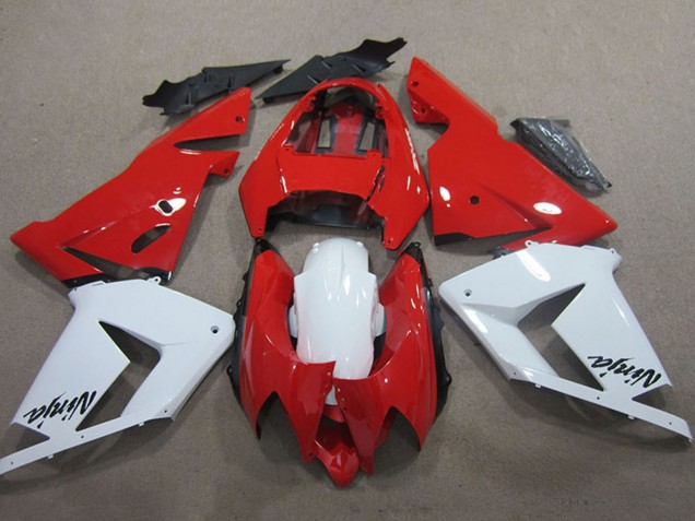 Carenagens Moto Kawasaki ZX10R 2004-2005 - Vermelho Branco Ninja
