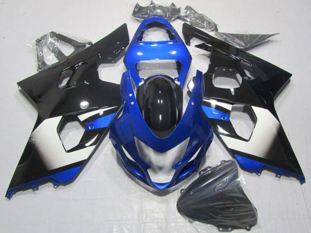 Carenagens Moto Suzuki GSXR 600 2004-2005 - Azul Branco Preto