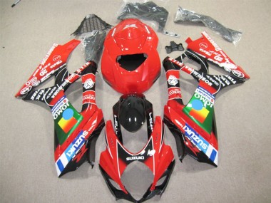 Carenagens Moto Suzuki GSXR 600 2004-2005 - Vermelho Azul Verde Preto JOMO