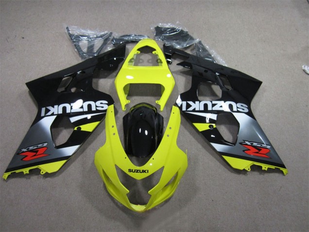 Carenagens Moto Suzuki GSXR 600 2004-2005 - Amarelo Prata Preto Vermelho