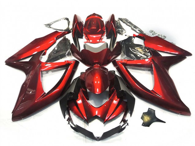 Carenagens Moto Suzuki GSXR 750 2008-2010 - Vermelho Brilhante