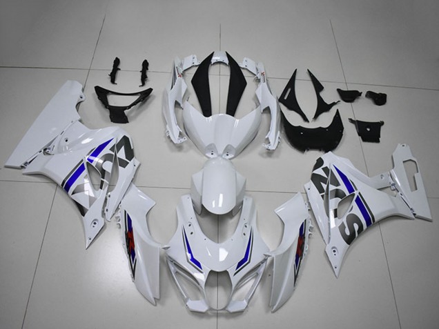 Carenagens Moto Suzuki GSXR 1000 2017-2024 - Branco Azul
