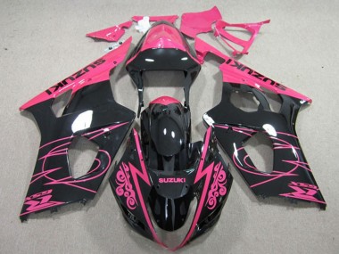 Carenagens Moto Suzuki GSXR 1000 2003-2004 - Rosa Preto
