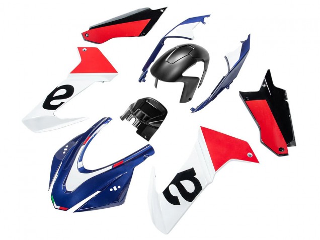 Carenagens Moto Aprilia RS660 2020-2024 - Branco Azul Vermelho