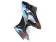 Carenagens Moto BMW S1000RR 2015-2016 - Azul Vermelho Fibra de Carbono