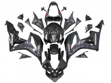 Carenagens Moto Honda CBR600RR 2007-2008 - Cinzento Preto Brilhante Decalques