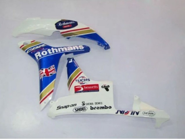Carenagens Moto Honda CBR600RR 2007-2008 - Branco Azul Amarelo Rothmans