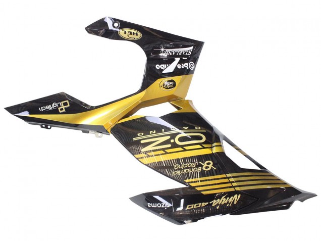 Carenagens Moto Kawasaki EX400 2018-2024 - Ouro Preto Brilhante