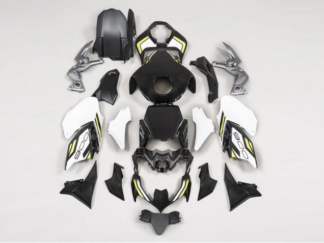 Carenagens Moto Kawasaki Z900 2020-2024 - Preto Branco Amarelo