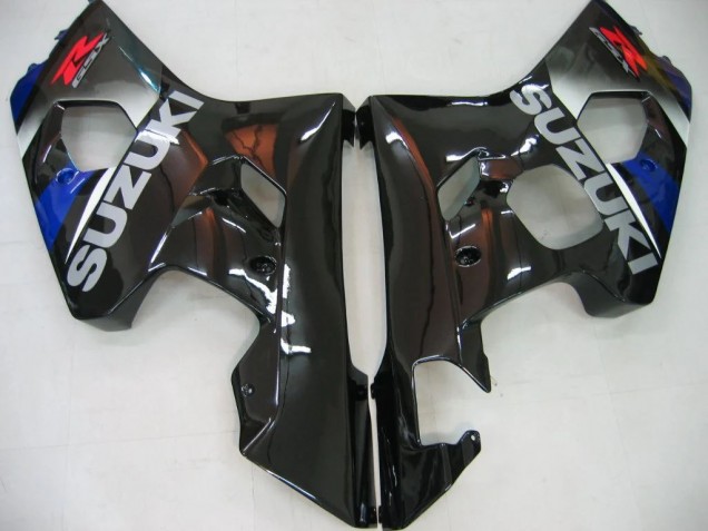 Carenagens Moto Suzuki GSXR 600/750 2004-2005 - Azul Cinzento Preto Brilhante
