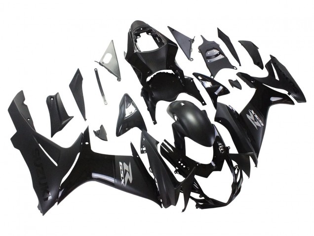 Carenagens Moto Suzuki GSXR 600/750 2011-2024 - Preto Fosco Preto Brilhante