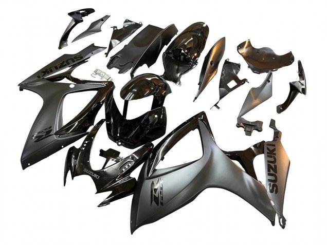 Carenagens Moto Suzuki GSXR 600/750 2006-2007 - Preto Brilhante Preto Fosco