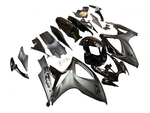Carenagens Moto Suzuki GSXR 600/750 2006-2007 - Preto Brilhante Preto Fosco
