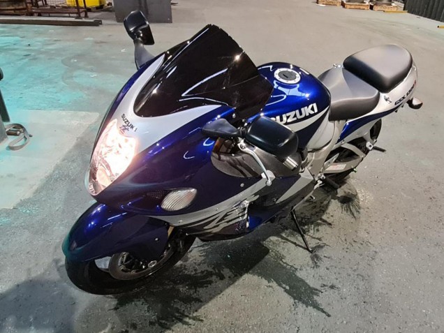 Carenagens Moto Suzuki GSXR 1300 Hayabusa 1996-2007 - Azul Branco