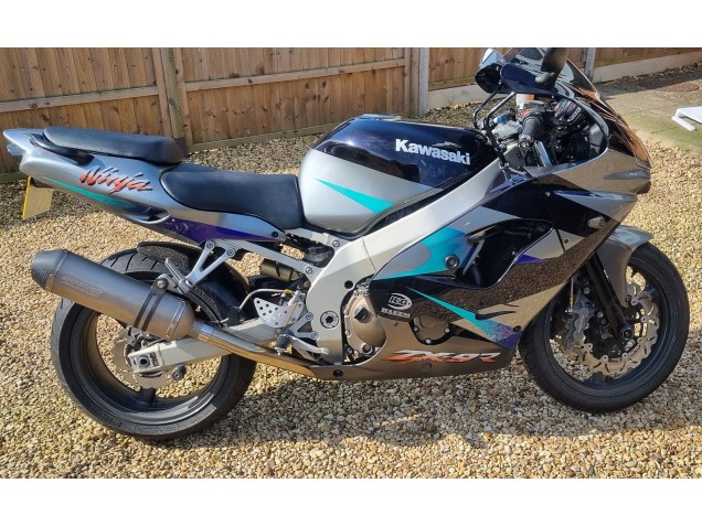 Carenagens Moto Kawasaki Ninja ZX9R 2002-2003 - Azul Prata