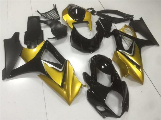 Ouro Preto Kit Carenagem Suzuki GSXR 1000 K7 2007-2008 Ouro Preto Kit Carenagem Suzuki GSXR 1000 K7 2007-2008