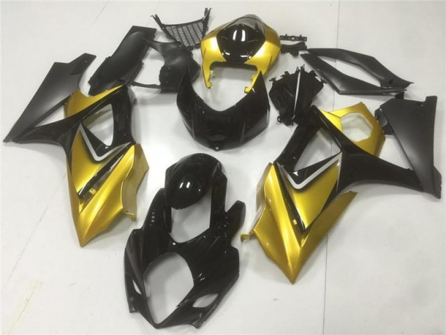 Ouro Preto Kit Carenagem Suzuki GSXR 1000 K7 2007-2008 Ouro Preto Kit Carenagem Suzuki GSXR 1000 K7 2007-2008