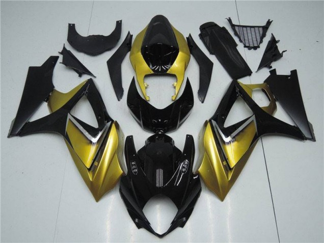 Ouro Preto Kit Carenagem Suzuki GSXR 1000 K7 2007-2008 Ouro Preto Kit Carenagem Suzuki GSXR 1000 K7 2007-2008