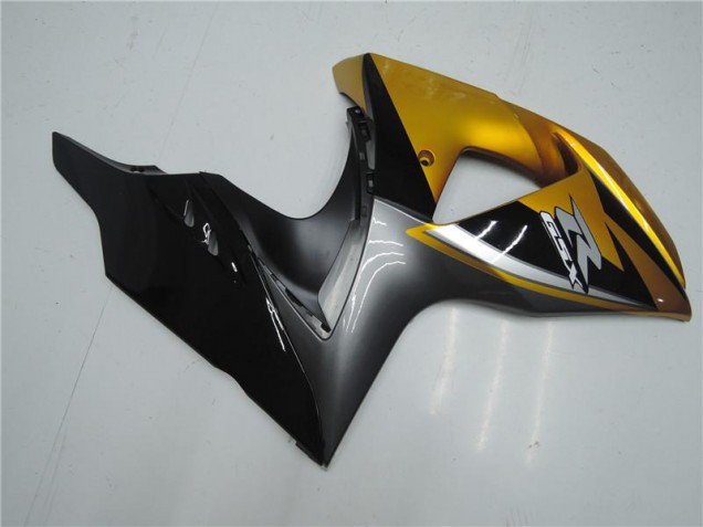 Ouroen Preto Carenagem Suzuki GSXR 1000 K9 2009-2016 Ouroen Preto Carenagem Suzuki GSXR 1000 K9 2009-2016