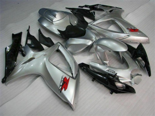 Prata Abs Kit Completos Carenagem Suzuki GSXR 600 / 750 K6 2006-2007 Prata Abs Kit Completos Carenagem Suzuki GSXR 600 / 750 K6 2006-2007