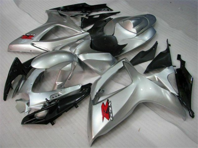 Prata Abs Kit Completos Carenagem Suzuki GSXR 600 / 750 K6 2006-2007 Prata Abs Kit Completos Carenagem Suzuki GSXR 600 / 750 K6 2006-2007