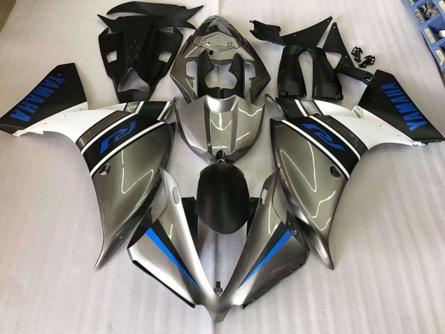 Prata Azul Carenagem Yamaha R1 2012-2014 Prata Azul Carenagem Yamaha R1 2012-2014