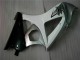 Prata Branco Carenagem Suzuki GSXR 1000 K7 2007-2008 Prata Branco Carenagem Suzuki GSXR 1000 K7 2007-2008