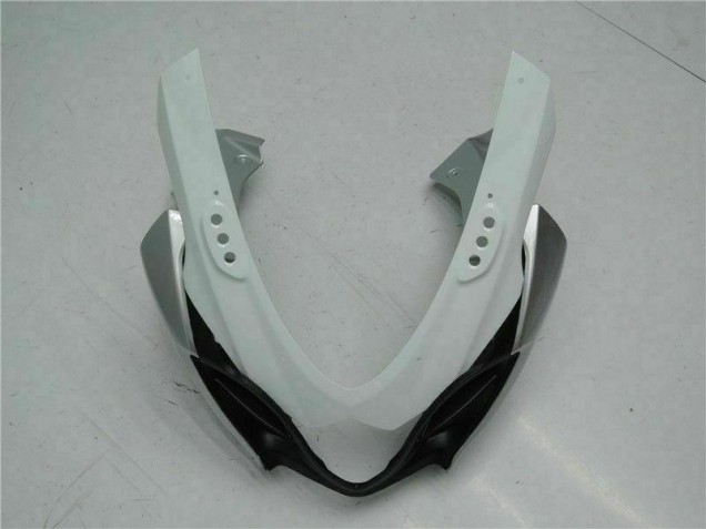 Prata Branco Carenagem Suzuki GSXR 1000 K9 2009-2016 Prata Branco Carenagem Suzuki GSXR 1000 K9 2009-2016