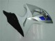 Prata Branco Carenagem Suzuki GSXR 1000 K9 2009-2016 Prata Branco Carenagem Suzuki GSXR 1000 K9 2009-2016