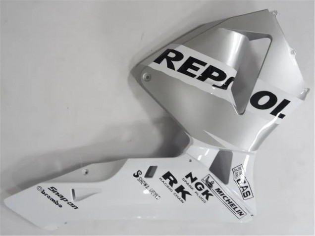Prata Branco Preto Repsol Carenagem Honda CBR 600RR 2005-2006 Prata Branco Preto Repsol Carenagem Honda CBR 600RR 2005-2006