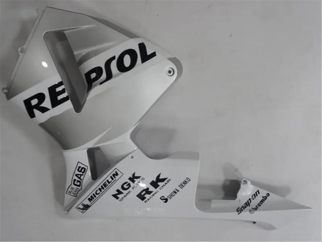 Prata Branco Preto Repsol Carenagem Honda CBR 600RR 2005-2006 Prata Branco Preto Repsol Carenagem Honda CBR 600RR 2005-2006