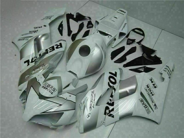 Prata Branco Repsol Carroçaria Honda CBR 1000RR 2004-2005 Prata Branco Repsol Carroçaria Honda CBR 1000RR 2004-2005