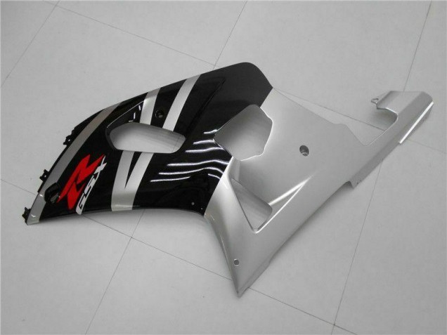 Prata Carenagem Suzuki GSXR 600 / 750 K1 K2 K3 2001-2003 Prata Carenagem Suzuki GSXR 600 / 750 K1 K2 K3 2001-2003